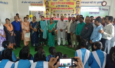 *खरगहना में संकुल स्तरीय शाला प्रवेश उत्सव का हुआ आयोजन*