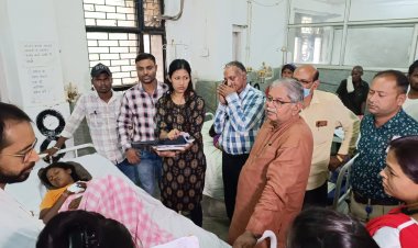 *कृषि कार्य के लिए जा रहे मजदूरों से भरी ट्रैक्टर पलटी, एक महिला की मौत*,अन्य घायलों का उपचार जारी,पूर्व स्पीकर धरम कौशिक घायलों से मिलने पहुंचे सिम्स,