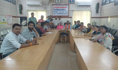 छ.ग.मैदानी स्वास्थ्य कर्मचारी संघ की बैठक सम्पन्न ,  नविन मनोनीत पदाधिकारिय नियुक्त