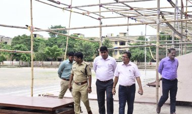 कलेक्टर एवं एसपी ने स्वतंत्रता दिवस समारोह की तैयारियों का लिया जायजा