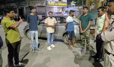 *एसपी संतोष कुमार सिंह के निर्देश पर ड्रिंक एंड ड्राइव करने वालो पर देर रात बड़ी कार्रवाई, 150वाहनों पर कार्यवाही