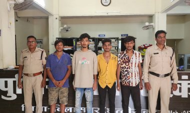 सुन सान इलाके में युवक से लूटपाट करने वाले आरोपीयो को  सरकंडा पुलिस ने किया गिरफ्तार