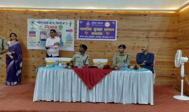 उसलापुर स्थित अलका एवेन्यू में हुआ पुलिस चौपाल का आयोजन