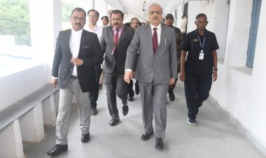 चीफ जस्टिस रमेश सिन्हा ने किया सरगुजा न्यायलय का निरीक्षण