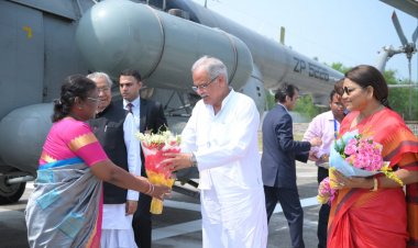 राष्ट्रपती श्रीमती दौप्रदी मुर्मू पहुंची बिलासपुर, राज्यपाल,मुख्यमंत्री, उच्च शिक्षा मंत्री,मेयर सहित कलेक्टर एसपी ने किया स्वागत देखिए तस्वीरें