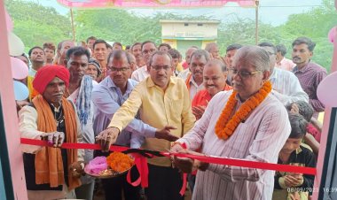 ग्राम मंगला में श्री कृष्ण जन्माष्टमी कार्यक्रम में शामिल हुए विधायक धरम लाल कौशिक