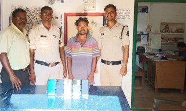 मोबाईल चोरी करने वाले आरोपी को पुलिस ने किया गिरफ्तार, आरोपी के कब्जे से 5नग मोबाईल जप्त