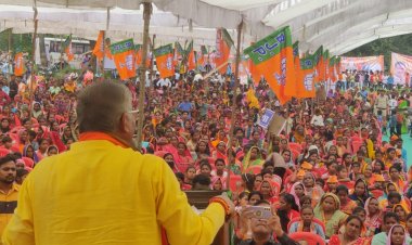 पूर्व विधानसभा अध्यक्ष धरमलाल कौशिक ने मरवाही में आयोजित आमसभा को किए संबोधित,कहा परिवर्तन यात्रा से परिवर्तन होना तय