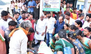 रायपुर ग्रामीण विधानसभा के सडडू एवं दलदल सिवनी में 9.50 करोड़ से अधिक के कार्यों का भूमि पूजन, विधायक सत्यनारायण शर्मा व जिला सहकारी बैंक के अध्यक्ष पंकज शर्मा विशेष रूप से थे मौजूद