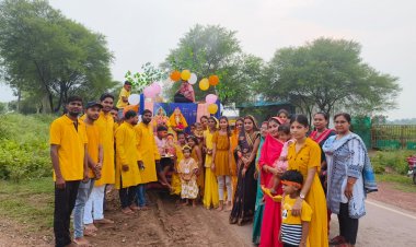 धूमधाम से गणपति को किया विसर्जित