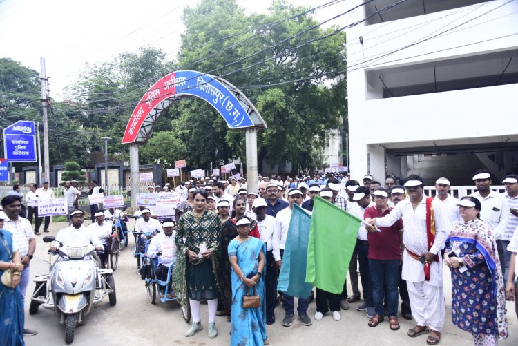 तृतीय लिंग समुदाय और दिव्यांगजनों की शहर में निकली रैली, मतदाता जागरुकता का दिया संदेश,