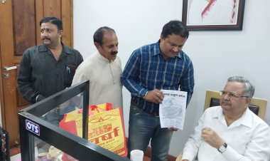 बिलासपुर जिले में भाजपा से  ब्राह्मण प्रत्याशी बनाए जाने को लेकर प्रतिनिधी मंडल ने सौंपा ज्ञापन