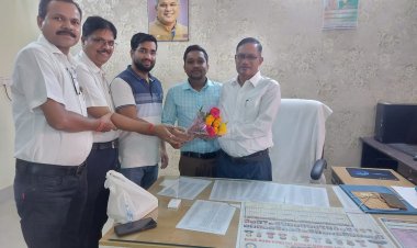 नवपदस्थ जिला शिक्षा अधिकारी चतुर्वेदी ने कार्यभार किया ग्रहण