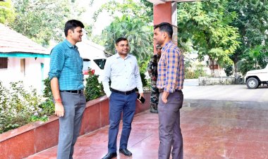 *कलेक्टर ने सर्किट हाउस का किया निरीक्षण*  *अनाधिकृत व्यक्तियों के प्रवेश पर पूर्ण प्रतिबंध लगाने के दिए निर्देश