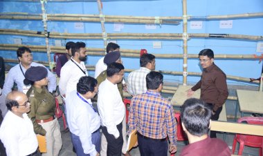 कलेक्टर ने मतगणना स्थल का दौरा कर तैयारियों का लिया जायजा*