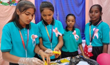 नगर के संस्कार विद्या निकेतन स्कुल मे  धूमधाम से किया गया आनंद मेला