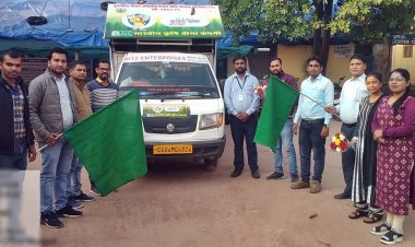 *उद्यानिकी फसलों के बीमा हेतु प्रचार रथ को किया गया रवाना, बीमा की अंतिम तिथि 31 दिसंबर तक*