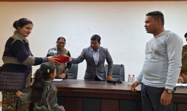 पुलिस अधीक्षक ने संतोष सिंह ने पुलिस परिवार से की मुलाकात, सुनी समस्याएं, पुलिस कालोनी का निरीक्षण कर निराकरण के दिए निर्देश