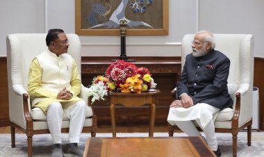 सीएम विष्णु देव साय दिल्ली दौरे पर,प्रधानमंत्री मोदी से की मुलाकात,दोनो डिप्टी सीएम भी रहे मौजूद