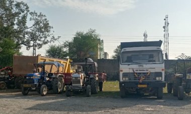 *अवैध परिवहन पर खनिज विभाग की कार्यवाही, 04 वाहन किए गए जप्त