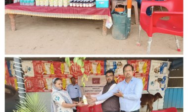 आज कृत्रिम गर्भाधान उपकेंद्र ईदगाहभाटा क्षेत्र में निःशुल्क पशु चिकित्सा शिविर का आयोजन किया गया