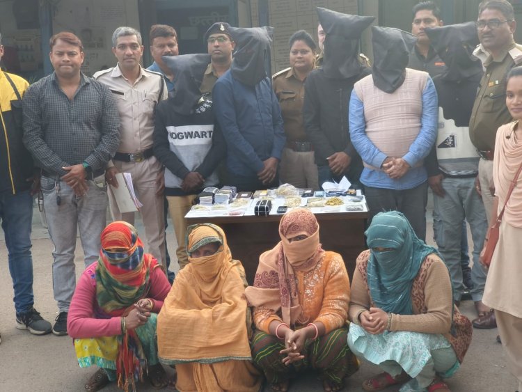 बिलासपुर पुलिस की बड़ी कार्रवाई:महिलाओं से सोने चांदी के गहने उतरवाकर ठगी एवं लूट करने वाले दिल्ली गैंग के शातिर अपराधियों को पुलिस ने किया गिरफ्तार, पांच पुरुष 4 महिलाएं तीन नाबालिक सहित 12 आरोपी गिरफ्तार
