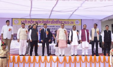 67 वी राष्ट्रीय शालेय क्रीड़ा प्रतियोगिता का विधायक अमर अग्रवाल ने किया शुभारंभ