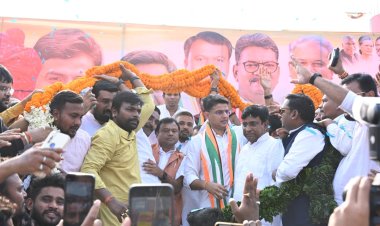 पूर्व ग्रामीण विधायक सत्यनारायण शर्मा एवं पंकज शर्मा के नेतृत्व में प्रदेश प्रभारी का जोरदार स्वागत