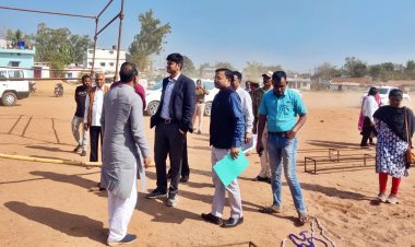 *मुख्यमंत्री के प्रस्तावित दौरे को लेकर कलेक्टर ने पथरिया में स्थल का किया निरीक्षण