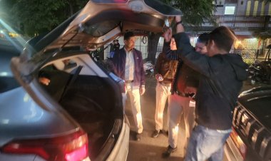 शहर के मुख्य स्थानो में सरप्राईज चेकिंग लगाकर 198वाहनों पर हुई ताबड़तोड़ कार्यवाही