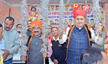 *लोरमी में आयोजित राउत नाचा में जमकर थिरके डिप्टी सीएम अरूण साव, कहा हमारी संस्कृति और परंपरा से युवा पीढ़ी को अवगत कराना जरूरी*