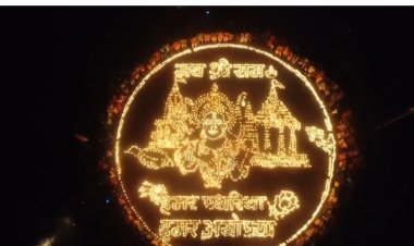 श्री राम लल्ला आने के बाद पुरे क्षेत्र ने ख़ुशी से मनाया दीपावली