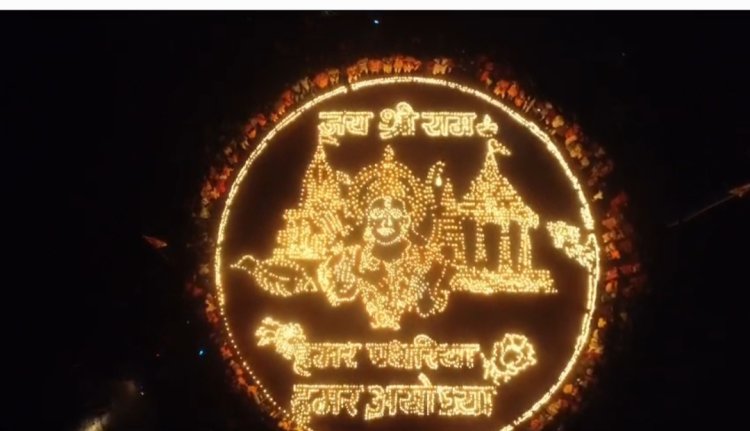 श्री राम लल्ला आने के बाद पुरे क्षेत्र ने ख़ुशी से मनाया दीपावली