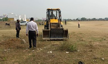 बीजेपी सरकार में ताबड़तोड़ कार्रवाई जारी, मोपका की सरकारी जमीन से हटवाया गया अवैध कब्जा,निगम की 20एकड़ जमीन पर था अवैध कब्जा,राजस्व, पुलिस विभाग की संयुक्त कार्यवाही,बड़ा सवाल? किसके शह पर की गई अवैध निर्माण और कब्जे कौन है जिम्मेदार