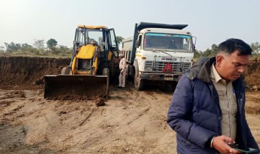 अवैध रेट उत्खनन पर आज सदन रहा गर्म,उधर विभाग का दावा अवैध रेत भंडारण,परिवहन पर कार्यवाही जारी, हाइवा जेसीबी जप्त,3.34लाख से अधिक का जुर्माना