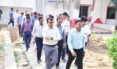 कलेक्टर अवनीश शरण ने किया सिम्स हॉस्पिटल का निरीक्षण, किचन शेड, लिफ्ट सहित सौंदर्यीकरण का कार्य जल्द पूरा करने दिए निर्देश