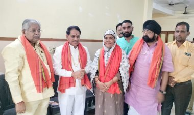 पथरिया नगर पंचायत के तीन कांग्रेसी पार्षदों ने थामा बीजेपी का दामन ,  कहा धरमलाल कौशिक के नेतृत्व विकसित नगर बनायेगे