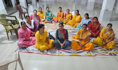 गायत्री प्रज्ञापीठ सीएसईबी कोरबा में गायत्री महिला मंडल द्वारा नारी सशक्तिकरण बैठक गोष्ठी में  अंतराष्ट्रीय महिला दिवस मनाया गया