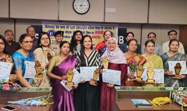 बिलासपुर प्रेस क्लब में संगोष्ठी, महिला पत्रकारों का किया गया सम्मान