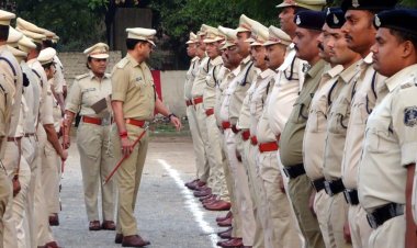 बिलासपुर पुलिस अधीक्षक रजनेश सिंह ने किया जनरल परेड का निरीक्षण