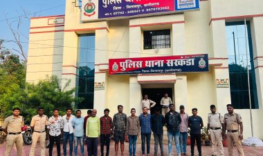 होली त्योहार के पहले बिलासपुर पुलिस की बड़ी कार्ईसपी रजनेश सिंह के निर्देश पर कई गुंडे बदमाशो पर ताबड़तोड़ कार्रवाई