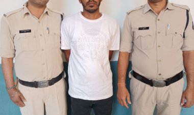 मंगला बाजार चौक के पास गांजा बेचते एक आरोपी को सिविल लाइन पुलीस ने किया गिरफ्तार