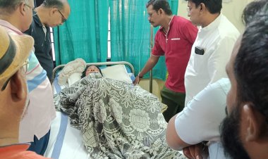 छाया विधायक पंकज शर्मा ने डायरिया पीड़ितों से की मुलाकात