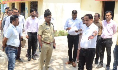 कलेक्टर, एसएसपी ने धरसींवा, बलौदा-बाजार विधानसभा का किया दौरा