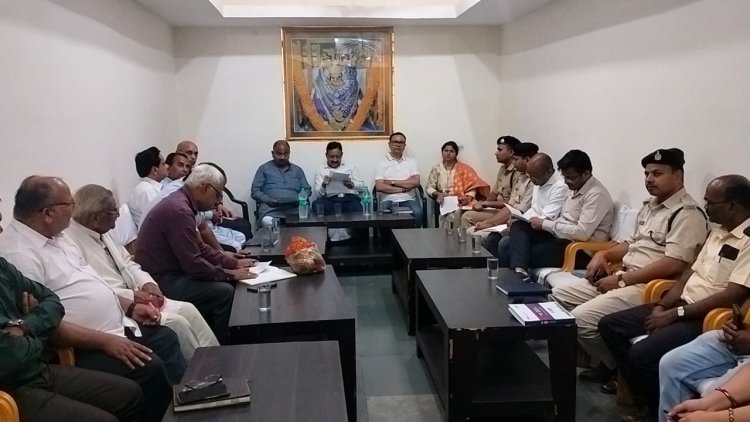 रतनपुर में नवरात्र को लेकर प्रशासनिक बैठक आयोजित,9 से 17अप्रैल तक नवरात्र महोत्सव का आयोजन