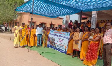 मितानिन दीदियों ने ली मतदाता शपथ, लोगों को किया जागरूक