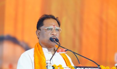 कवर्धा में बोले सीएम विष्णुदेव साय भूपेश बघेल को ऐसे हराना है की राजनांदगांव की तरफ देख भी न सके, कांग्रेस ने कवर्धा को अशांत कर दिया, हिंदू ध्वज और सनातनियो का अपमान किया