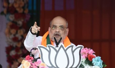 केंद्रीय गृह मंत्री अमित शाह ने राजनांदगांव में आमसभा को किया संबोधित,कहां कांग्रेस ने भगवान महादेव के नाम पर बैटिंग घोटाला किया