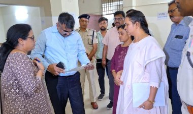 *पुलिस प्रेक्षक सिंह ने चातरखार स्थित स्ट्रांग रूम का किया निरीक्षण