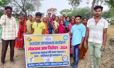 *ग्राम गोइन्द्री में मतदाता जागरूकता कार्यक्रम आयोजित